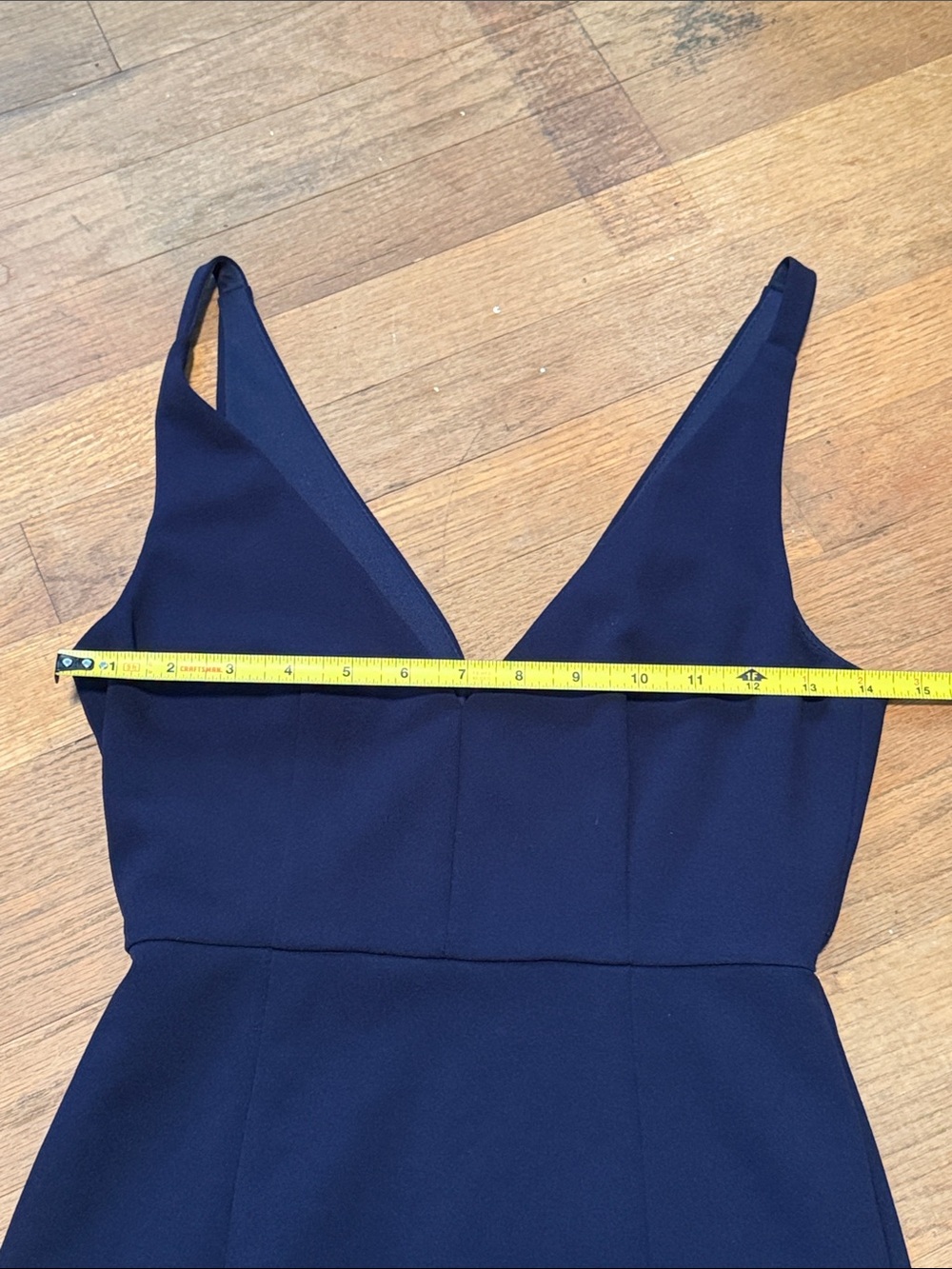 Lulu's Deep Navy V-Neck Maxi Gown - Picture 7 of 9